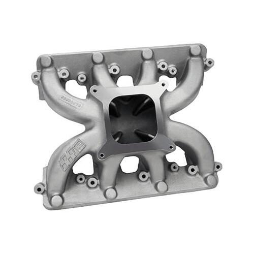 GM Performance Intake Manifold, Single Plane, Aluminum, Natural, Square Bore, Chevy, LS1, LS2, LS6,