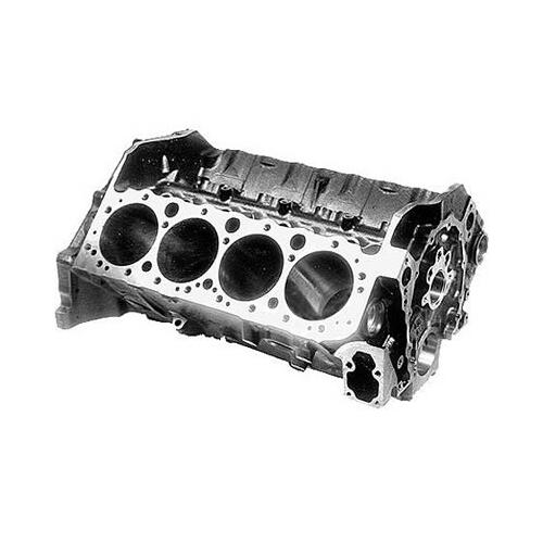 GM Performance Engine Block, Cast Iron, 4-Bolt Mains, 4.000 in. Diameter Bore, 1-Piece Rear Main