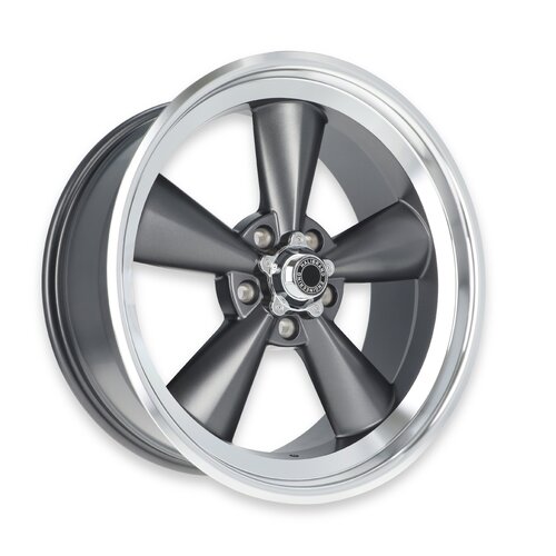 Halibrand Wheel, 5-Spoke, 20X8.5 Anth Mach 5.25Bs