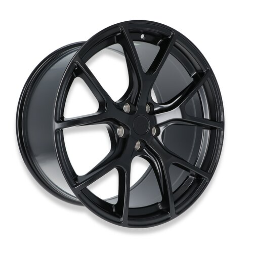 Halibrand Wheel, Mustang Split Spoke 20X11, Black