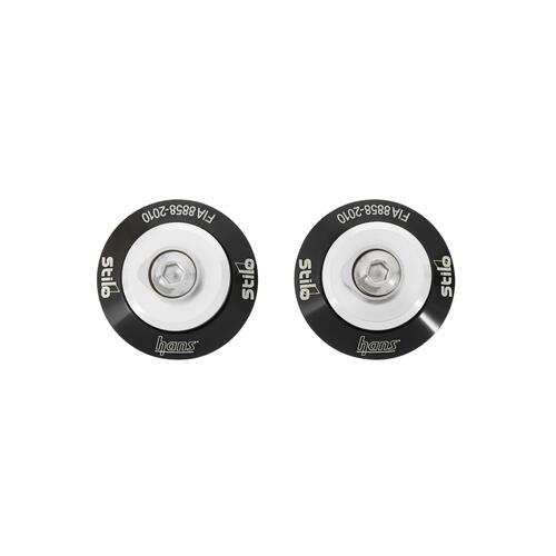 HANS Helmet Hook, Helmet Anchor Attachment, Black, Pair, Compatible with Stilo SAH Helmets