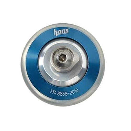HANS Helmet Hook, Post Collar Anchor, Blue