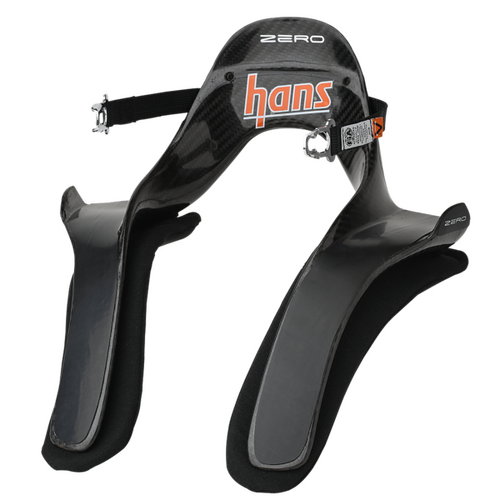 HANS Head and Neck Restraint, Zero, Medium, For Quick Click Anchors, 30 Degrees, SFI