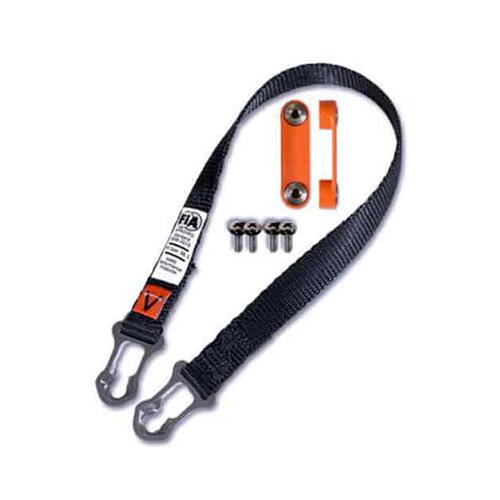 HANS Helmet Restraint Strap, Sliding Tethers, Sport II, Post Anchor, Standard, 18 in.