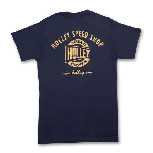 Holley Speed Shop T-Shirt, Navy Blue, Men's