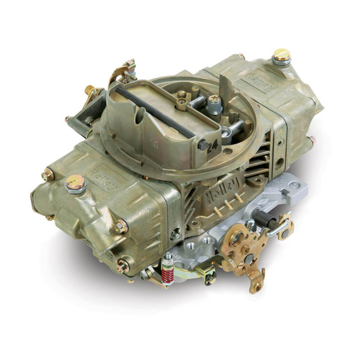 Holley Carburettor, Performance and Race, 600 CFM, 4150 Model, 4 Barrel, Manual, Gasoline, Gold Dichromate, Aluminum, Each