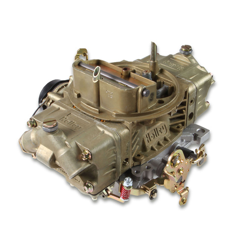 Holley Carburettor, Performance and Race, 650 CFM, 4150 Model, 4 Barrel, Electric, Gasoline, Gold Dichromate, Aluminum, w/ Electric Choke, Each