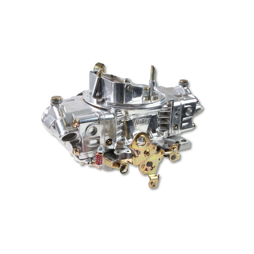 Holley Carburettor, Performance and Race, 650 CFM, 4150 Model, 4 Barrel, Electric, Gasoline, Shiny, Aluminum, w/ Electric Choke, Each