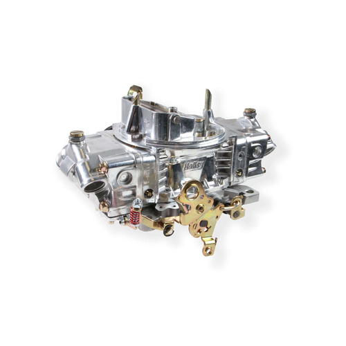 Holley Carburettor, Performance and Race, 750 CFM, 4150 Model, 4 Barrel, Electric, Gasoline, Shiny, Aluminum, w/ Electric Choke, Each