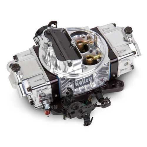 Holley Carburettor, Performance and Race, 650 CFM, 4150 Model, 4 Barrel, Electric, Gasoline, Shiny, Aluminum, Each