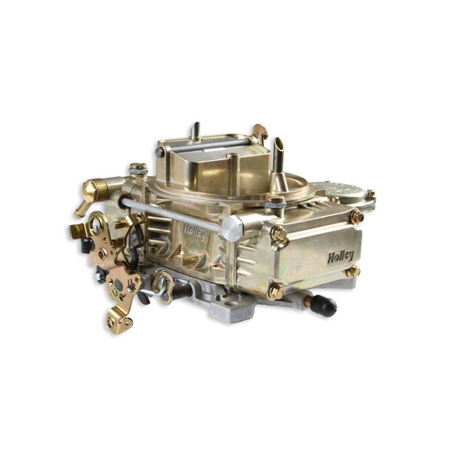 Holley Carburettor, Street, 390 CFM, 4160 Model, 4 Barrel, Electric, Gasoline, Gold Dichromate, Aluminum, Each
