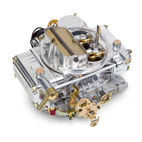 Holley Carburettor, Street, 750 CFM, 4160 Model, 4 Barrel, Electric, Gasoline, Shiny, Aluminum, Each