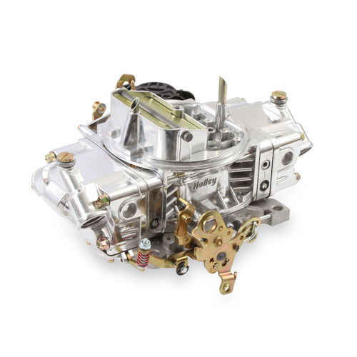 Holley Carburettor, Street Avenger, 570 CFM, 4150 Model, 4 Barrel, Manual, Gasoline, Shiny, Aluminum, Each