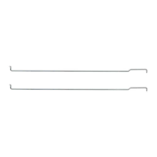 Holley Tailgate Latch Rod, Silver, 1976-1987 C/K Series Fleetside Pickup & 1976-1981 Blazer Jimmy w/o Removable Hardtop, Driver/Passenger Side, Each