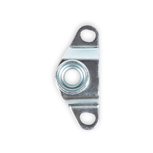 Holley Tailgate Hinge, Silver, 1981-1987 C/K Series Fleetside Pickup, Driver Side, Each