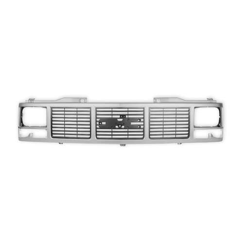 Holley Grille, Silver, 1988-1993 GMT400 Series (OBS) Pickup, Each