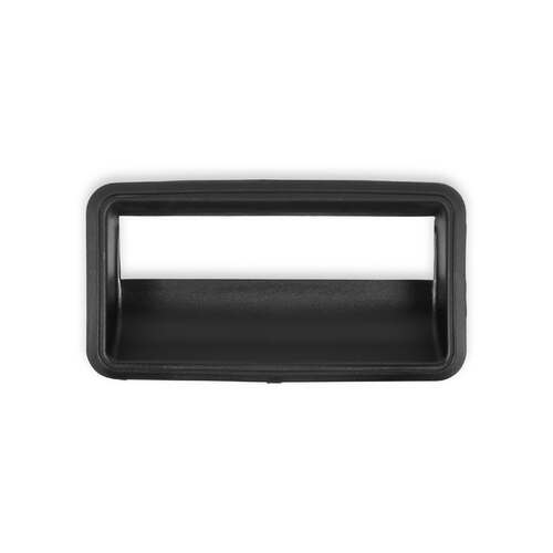 Holley Tailgate Handle Bezel, Black, 1988-1998 GMT400 Series (OBS) Pickup, Each