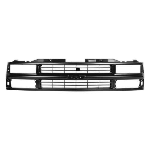 Holley Grille, Black, 1994-1998 GMT400 Series (OBS) Pickup w/ Composite Headlights, Each
