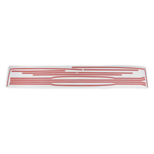 Holley Paint Break Stripe, Red/Grey, 1981-1987 C/K Series Pickup, Blazer, and Suburban, Driver/Passenger Side, Each