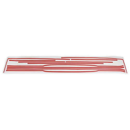 Holley Paint Break Stripe, Red, 1981-1987 C/K Series Pickup, Blazer, and Suburban, Driver/Passenger Side, Each