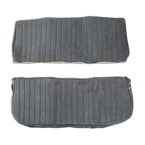 Holley Seat Upholstery, Grey/Charcoal, 1981-1987 C/K Series Pickup, Each