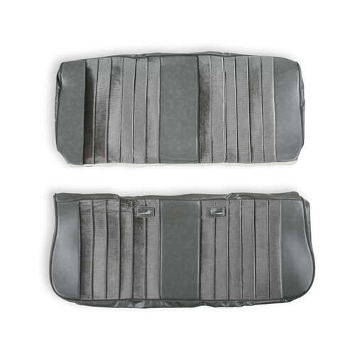 Holley Seat Upholstery, Grey/Charcoal, 1981-1987 C/K Series Pickup, Each