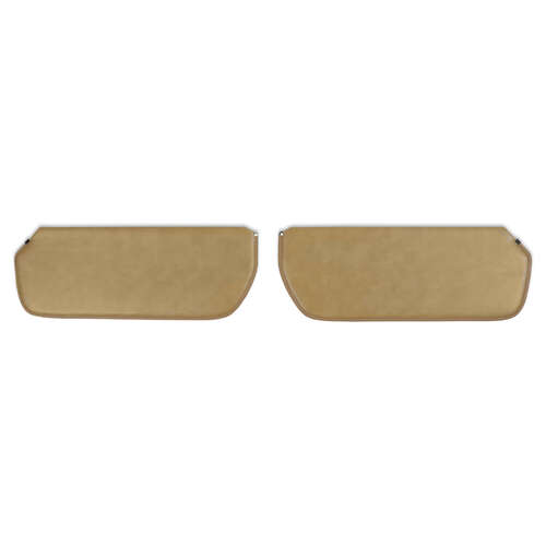 Holley Sunvisor, Tan, 1973-1987 C/K Series Trucks, Driver/Passenger Side, Each