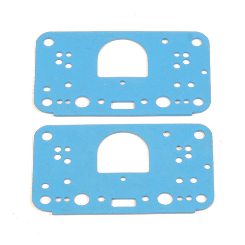 Holley Gaskets, Blue Reusable Fiber, Metering Block, Pair