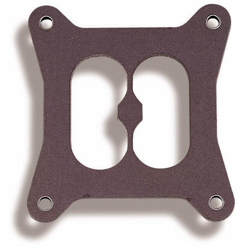 Holley Carburetor Mounting Gasket, Paper, 4-Barrel, Square Bore, 2-Hole Divided Center, .313 in. Thick, Each