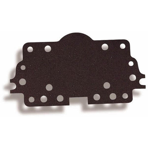 Holley Metering Block Gaskets, Black, Rubber, Non-Stick, Pair