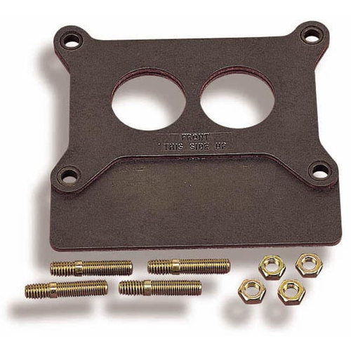 Holley Carburetor Mounting Gasket, Composite, 2-Barrel, 2-Hole Divided Center, .250 in. Thick, Kit