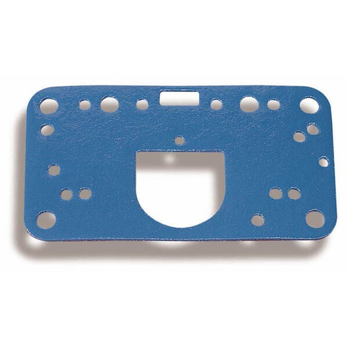 Holley Metering Block Gaskets, Blue, Rubber, Non-Stick, Pair