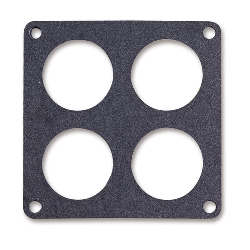 Holley Carburetor Mounting Gasket, Paper, 4-Barrel, Dominator, 4-Hole, .060 in. Thick, Each