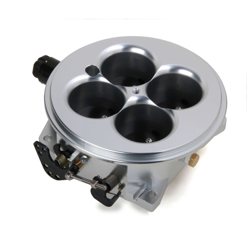 Holley EFI Throttle Body, High-Flow EFI, MPI, 4 Venturi, 57.15mm, Billet Aluminium, Dominator Mounting Flange, Each