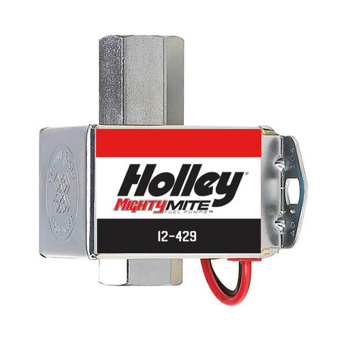Holley Fuel Pump, Electric, 50 GPH, Diesel, Carbureted, Universal, Steel, Silver, Each