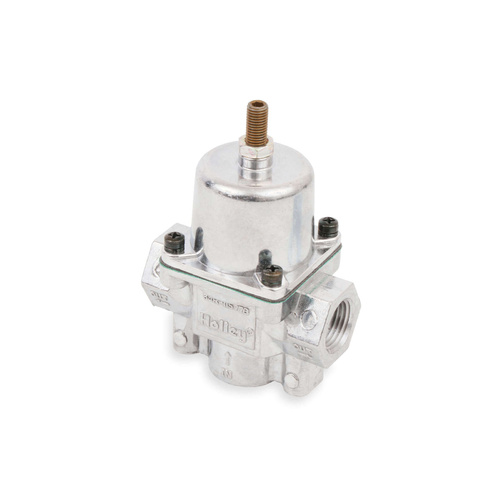 Holley Fuel Pressure Regulator, Aluminium, Natural, 4 1/2-9 psi, Universal, Each