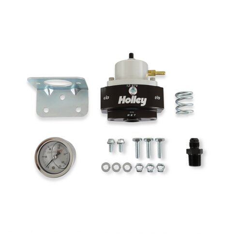 Holley Efi Fuel Pumps, 12-879 Regulator Kit, Gauge And Fittings