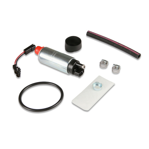 Holley Fuel Pump, In-Tank, Electric, 67 GPH, Gasoline, Forced Induction, EFI, 1985-92 Camaro/ Firebird, Steel, Silver, Each