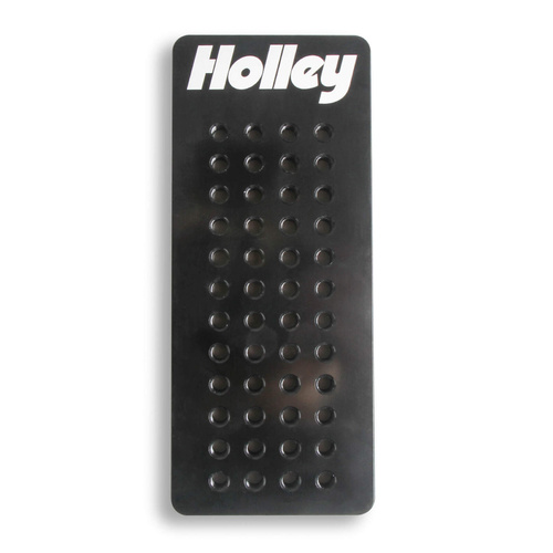 Holley Carburetor Jet Holder, 48 Jets, Billet Aluminium, Black, Each