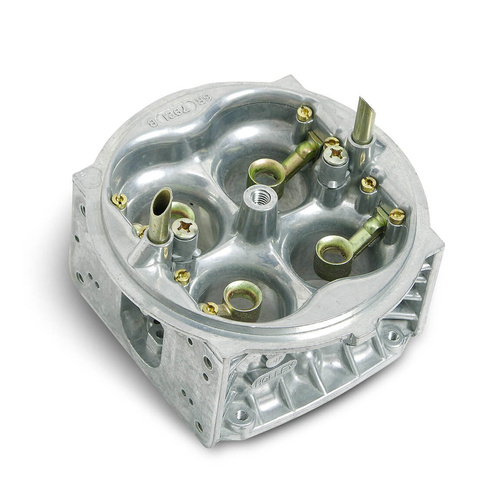Holley Carburetor, Main Body, Square Bore, 4-Barrel, HP Upgrade, Shiny Finish, Each