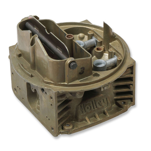 Holley Carburetor, Main Body, Square Bore, 4-Barrel, 0-1850C, Dichromate Finish, Each