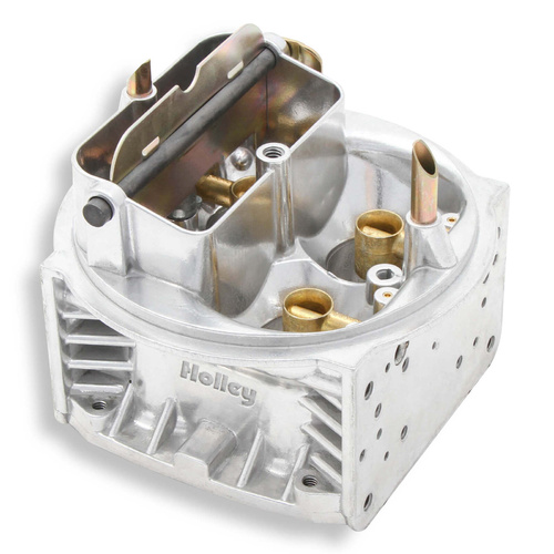 Holley Carburetor, Main Body, Square Bore, 4-Barrel, 0-80457SA, Shiny Finish, Each