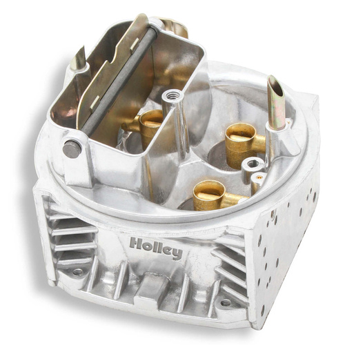 Holley Carburetor, Main Body, Square Bore, 4-Barrel, 0-83670, Shiny Finish, Each
