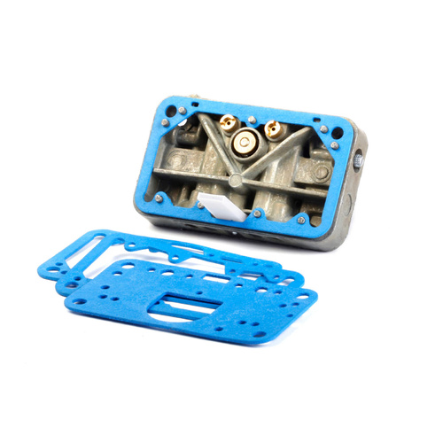 Holley Carburetor Metering Block, Replacement, Cast Aluminium, Gold Iridited, R4781C, Secondary, Each