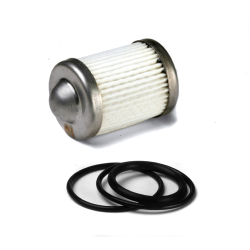 Holley Fuel Filter Element, with O-rings, HP Billet, Replacement, Paper, 10 Microns, Each