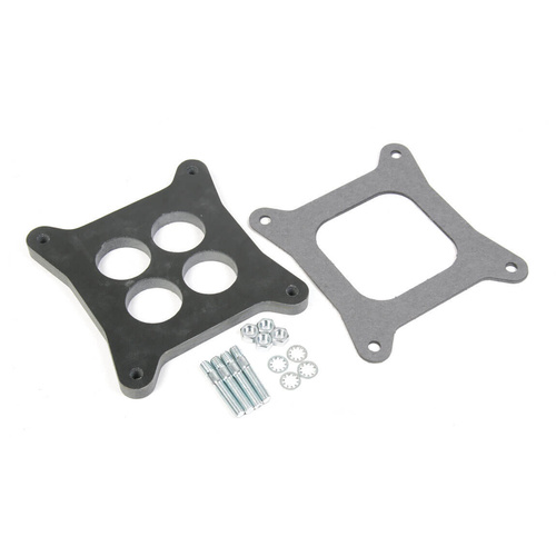 Holley Carburetor Spacer, Phenolic, .500 in. Thick, 4-Hole, Square Bore, Each