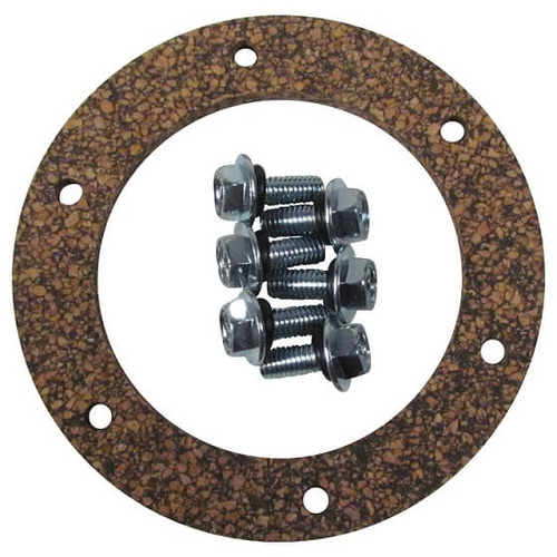Holley Fuel Sending Unit Component, Gasket, Cork and Rubber, Hardware Included, 6-Bolt Holes, Each