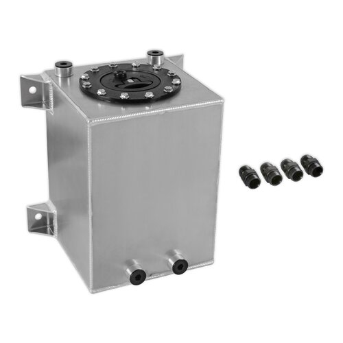 Holley Fuel Pump Accessories, 3 Gallon Aluminum Flat Bottom Fuel Cell