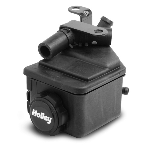Holley Power Steering Reservoir Remote Style Composite Black For Chevrolet 4.8L 5.3L 6.0L Each