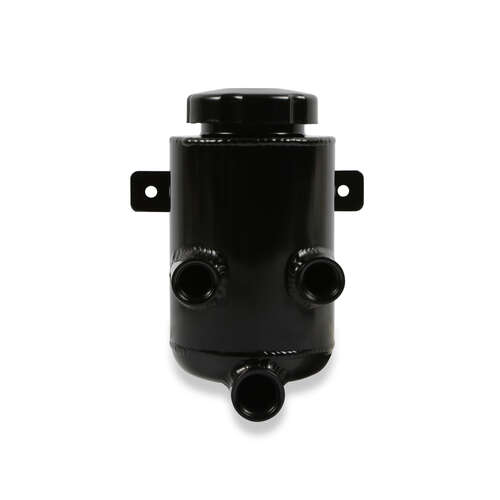 Holley P/S Reservoir,Black,W/Adaptrs And Brkt